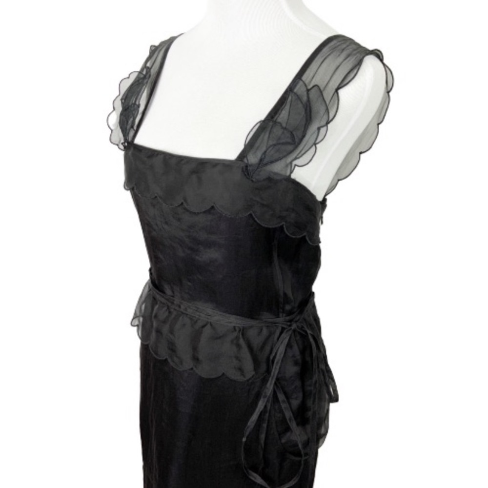 NWT Stella McCartney Black Silk Cocktail Dress 4 - Picture 3 of 14